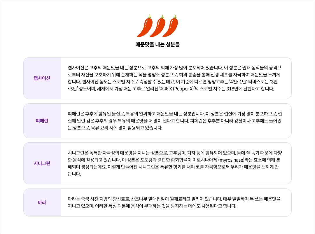 mgz_hot_img1_pc.png 매운맛을 내는 성분들